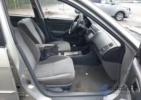 2005 Honda Civic Vp из США, поврежденный, VIN 1HGES16305L009215